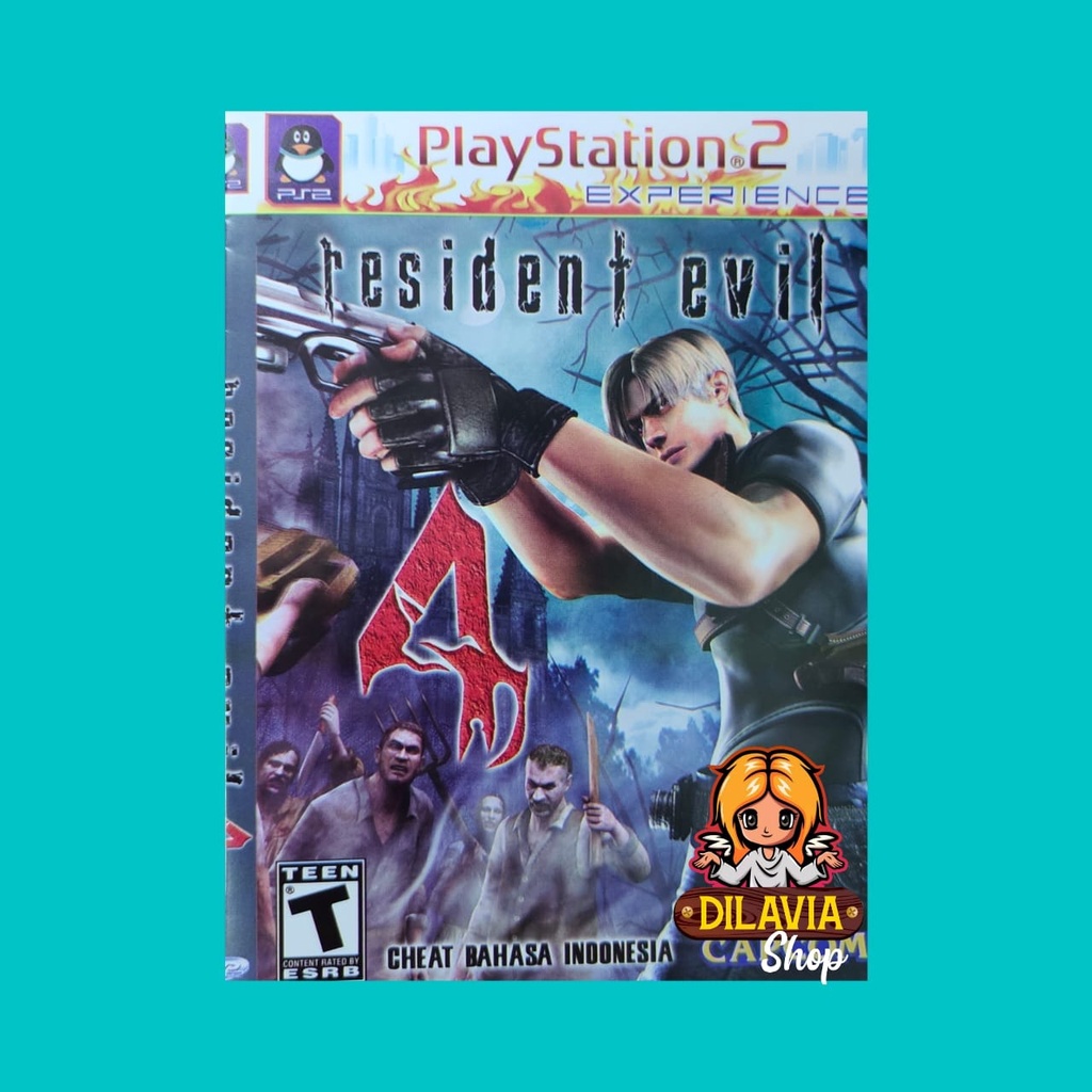 Kaset Ps 2 Resident Evil 4 cheat bahasa indonesia