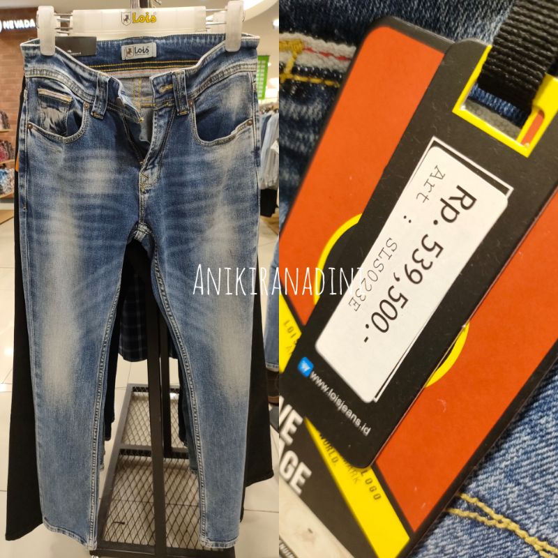 LOIS Celana Jeans Pria  model Skinny  LOIS JEANS ORIGINAL 100%