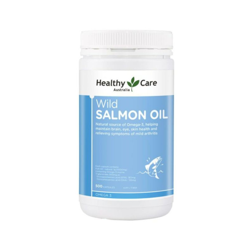 Healthy Care Wild Salmon OIl 1000mg 500 kapsul