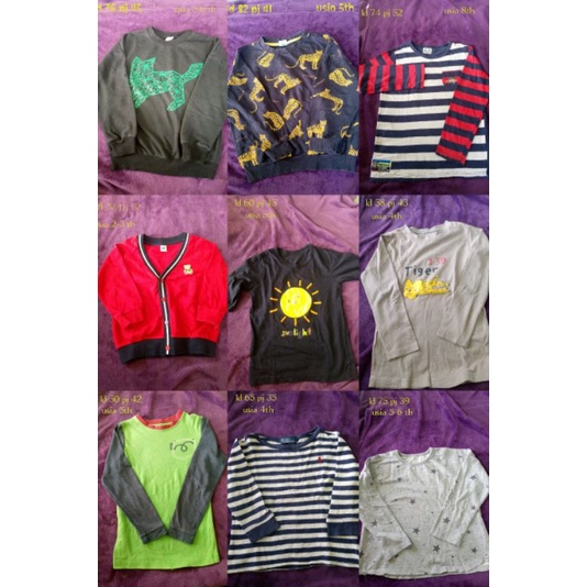 pakaian preloved anak laki laki