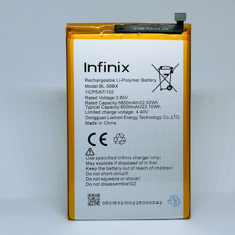 BATERAI BATRE INFINIX HOT 9 PLAY X680 BL-58BX BL 58BX ORI