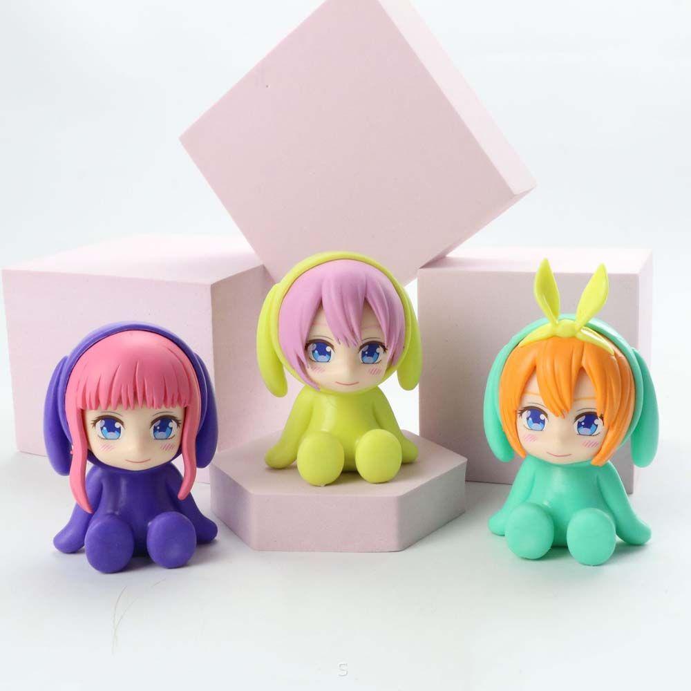 Lanfy Nakano Miku Action Figure Anime PVC Nakano Miku Gotoubun No Hanayome The Quintessential Quintuplets Dekorasi Tokoh Anime