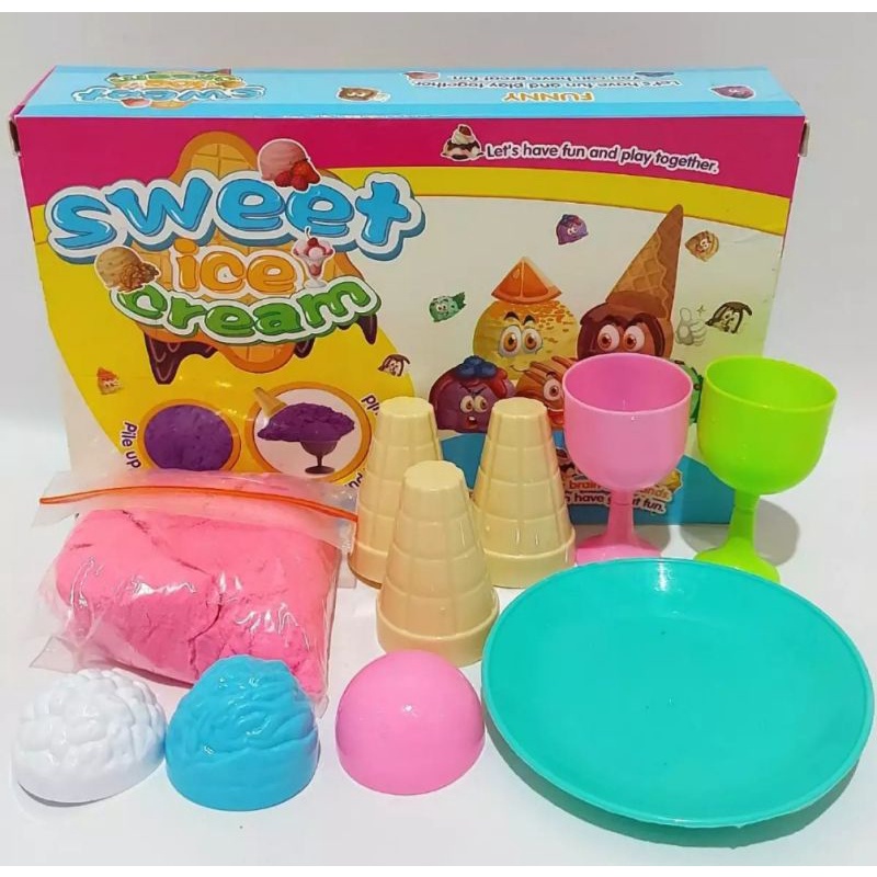 MAINAN ANAK PASIR AJAIB 125GRAM PASIR PASIRAN PASIR AJAIB