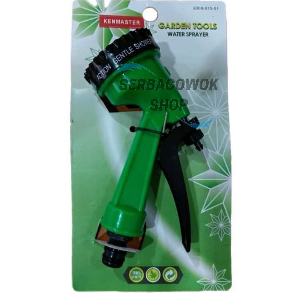 Kenmaster Kepala Semprotan Air 5 Posisi-Garden Tools Water Spray-Semprotan 5 Rupa Taman Serbaguna