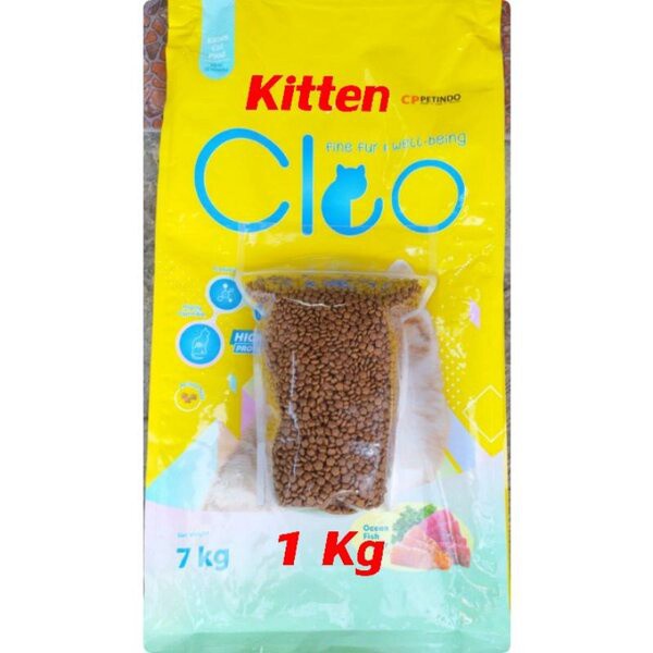 Cleo Kitten Ocean Fish Repack 1kg 1 Kg Makanan Anak Kucing Kering Cat