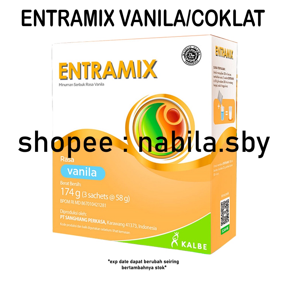 

ENTRAMIX Vanila/Coklat 174g