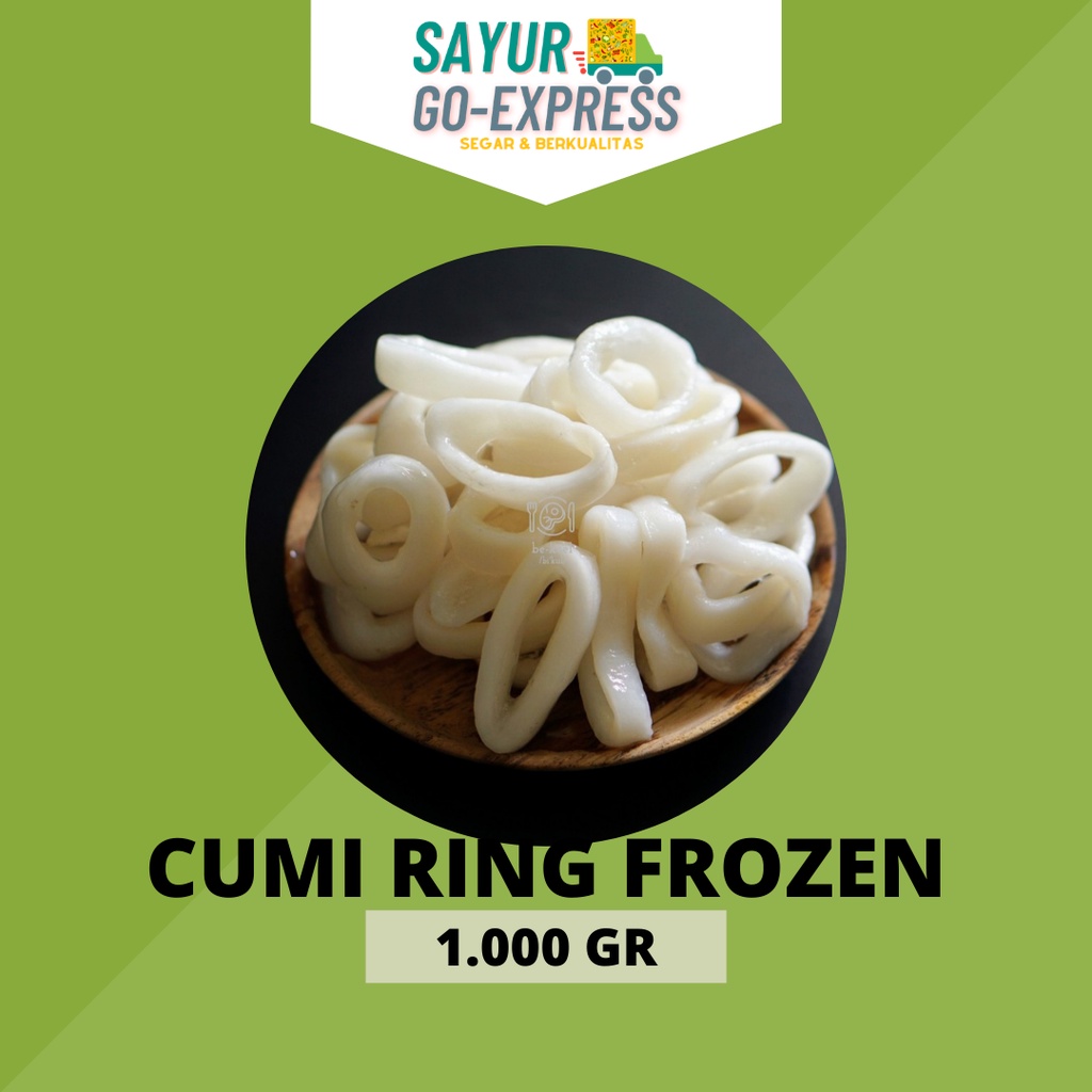 

cumi squid ring frozen beku
