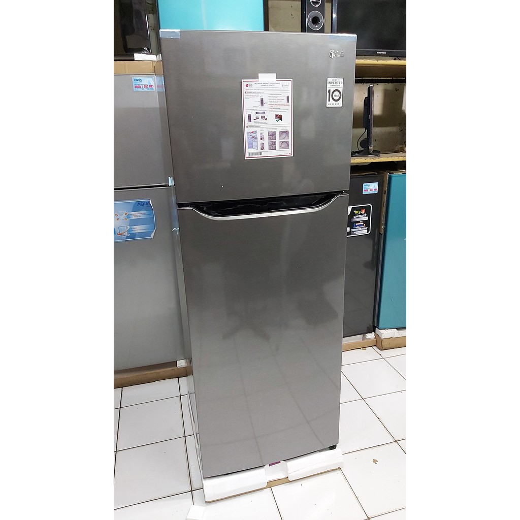 Kulkas 2 Pintu LG GNB 215 SQMT 220 Liter Smart Inverter Garansi 10 Th