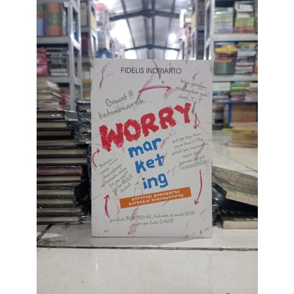OBRAL BUKU MOTIVASI / PENGEMBANGAN DIRI / SELF IMPROVEMENT / INSPIRASI / BISNIS MODAL ORIGINAL 2-WORRY MARKING