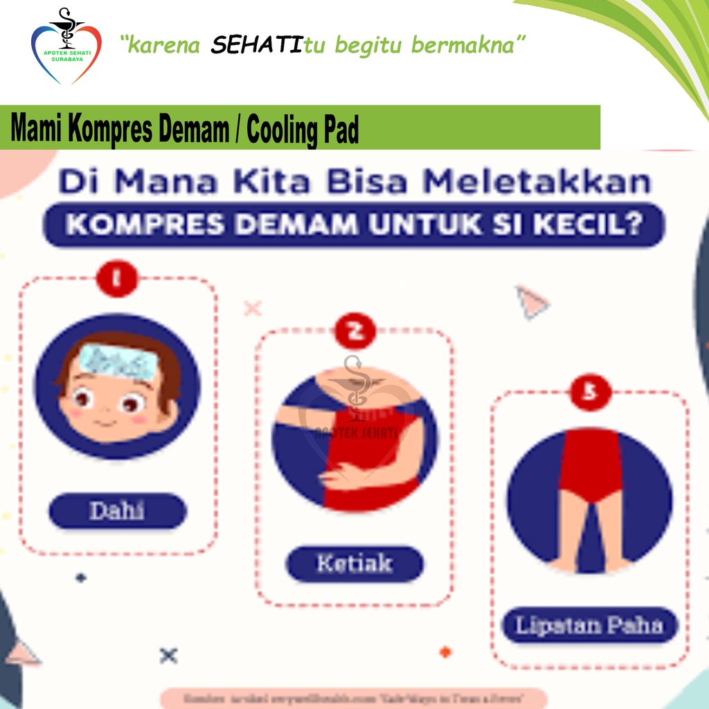 Mami Plester KOMPRES Kompres Plester Untuk Panas/Demam