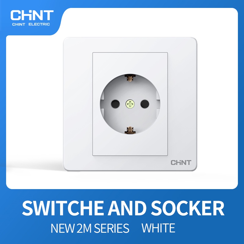 CHINT NEW2M White standard socket / soket