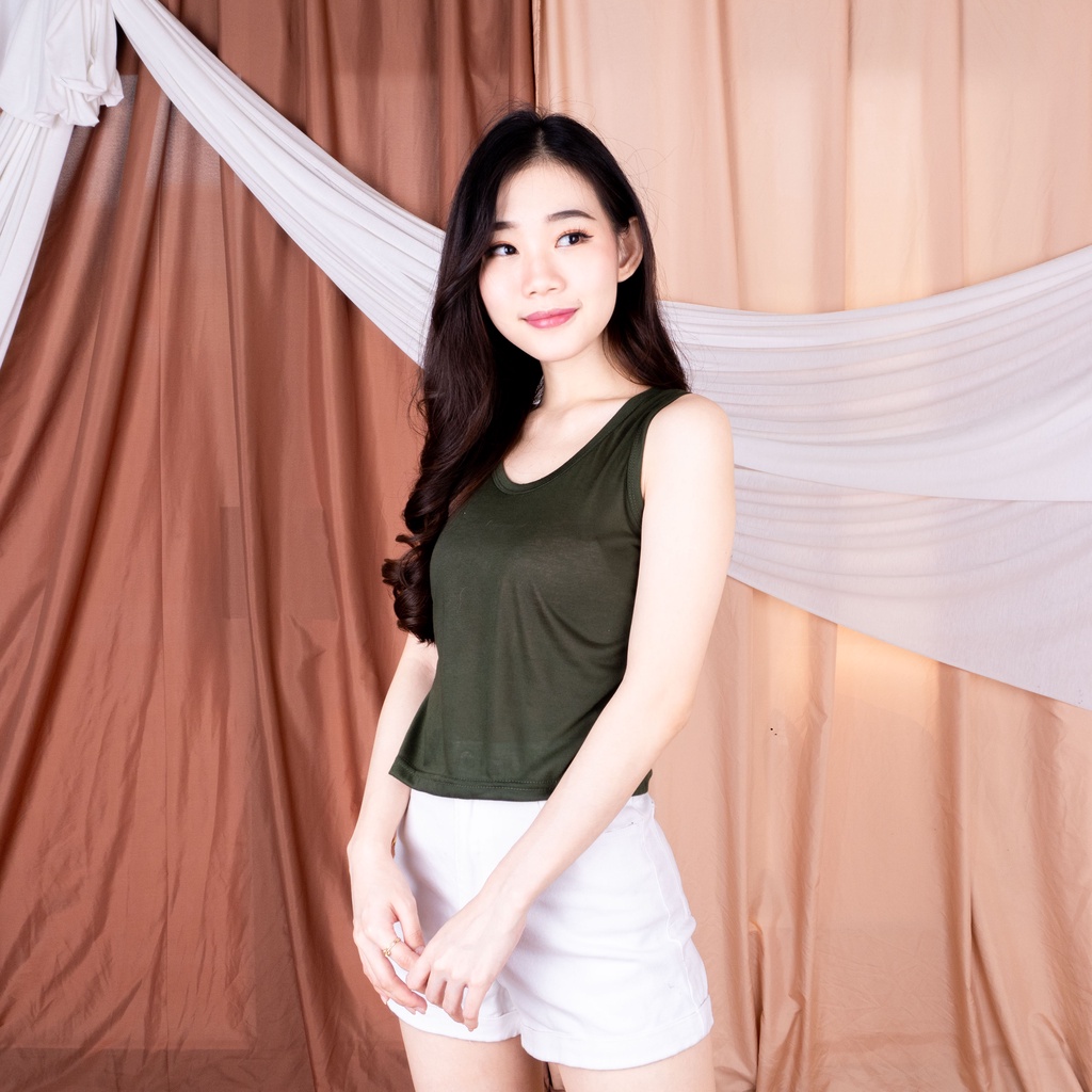 TANGTOP / TANKTOP / TANK TOP Tali Besar L / SINGLET-ARMY L