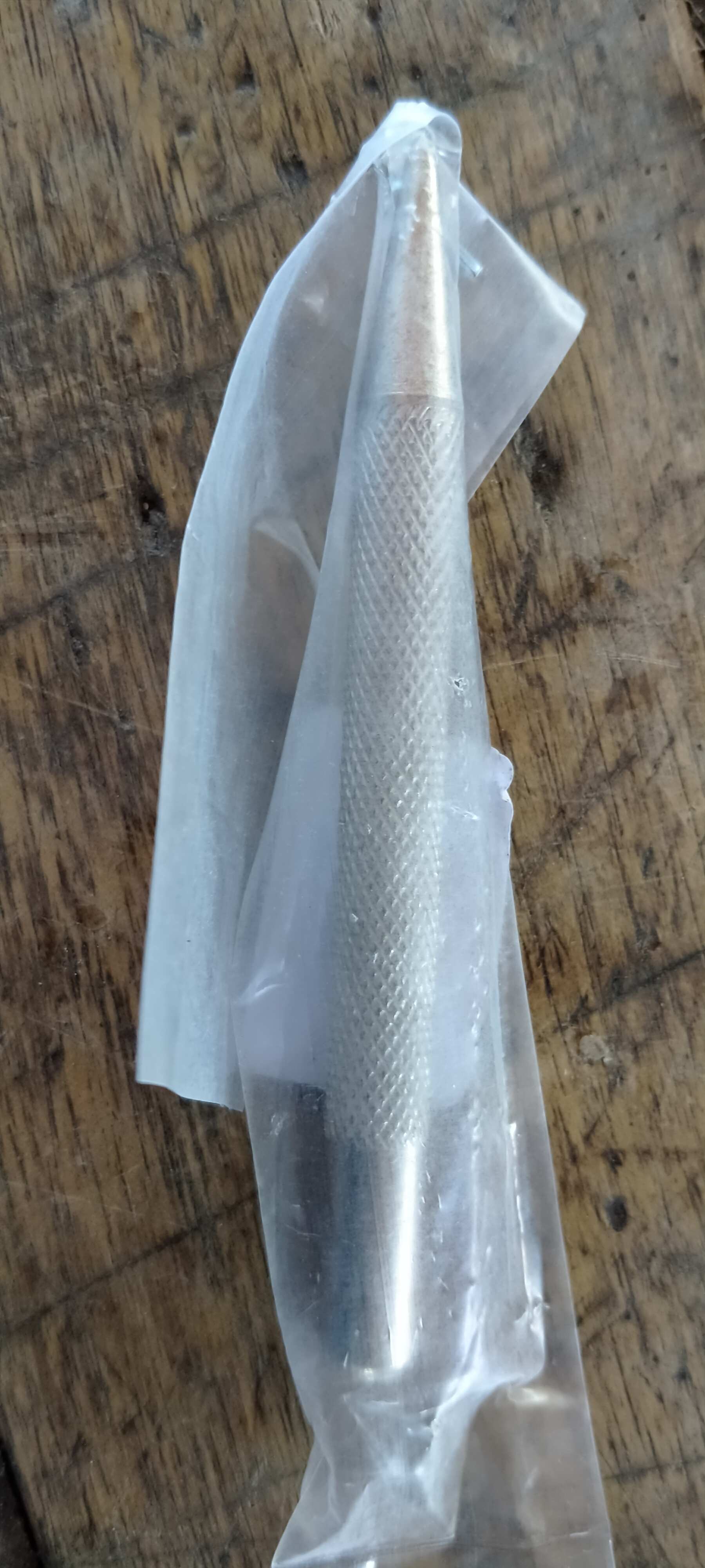 Automatic Centre Punch Anti Slip Knurling Handle Steel Metal Drill Tool /kt