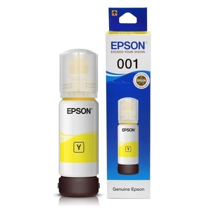 Epson Tinta Original T001 T 001 Colour (Cyan Magenta Yellow)