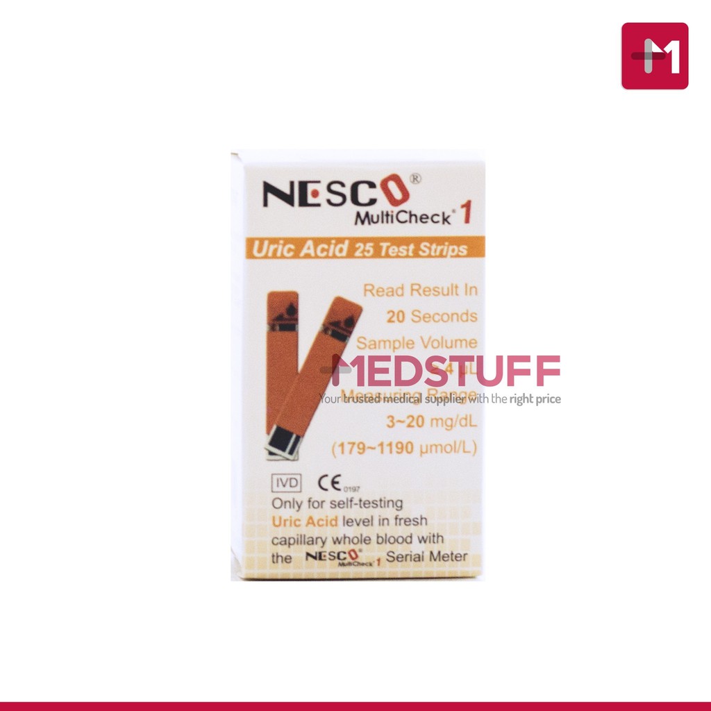 Strip Nesco Asam Urat Nesco Uric Acid Strip Asam Urat Nesco