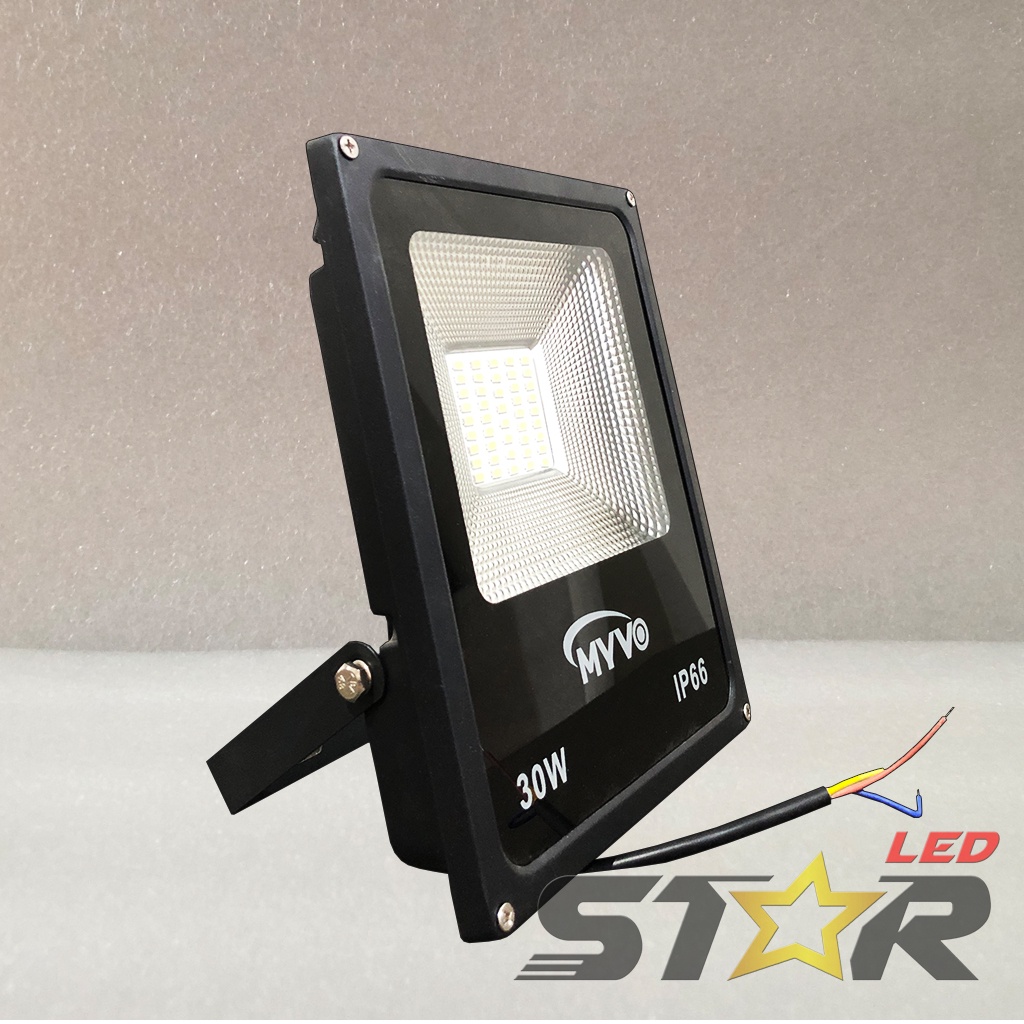 MYVO LED Floodlight 30W Lampu Kap Sorot Indoor Outdoor Flood Light IP66 Weather Proof 30 WATT Super Terang Star