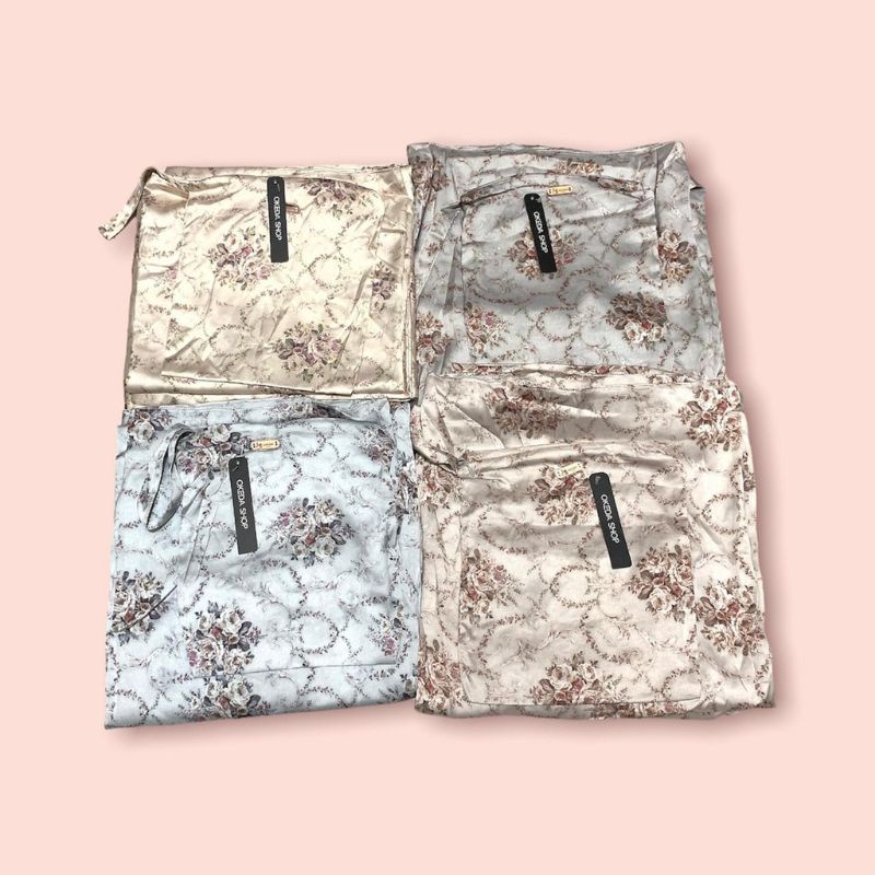 Mukena Armani Silk Flower by Okeda Shop