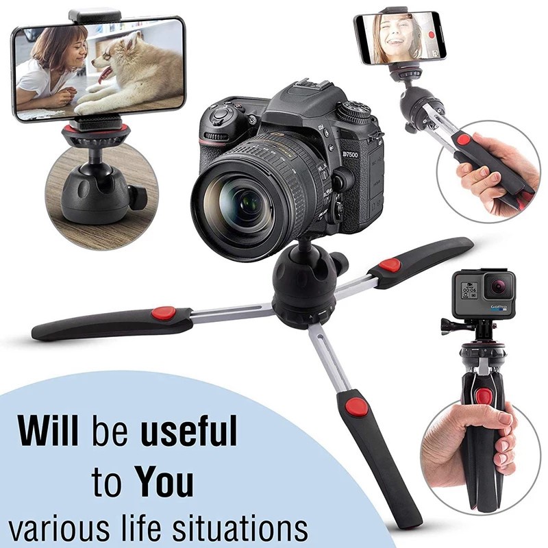 TRIPOD HOLDER U HP DAN KAMERA NEEPHO NP888 UNTUK YOUTUBE