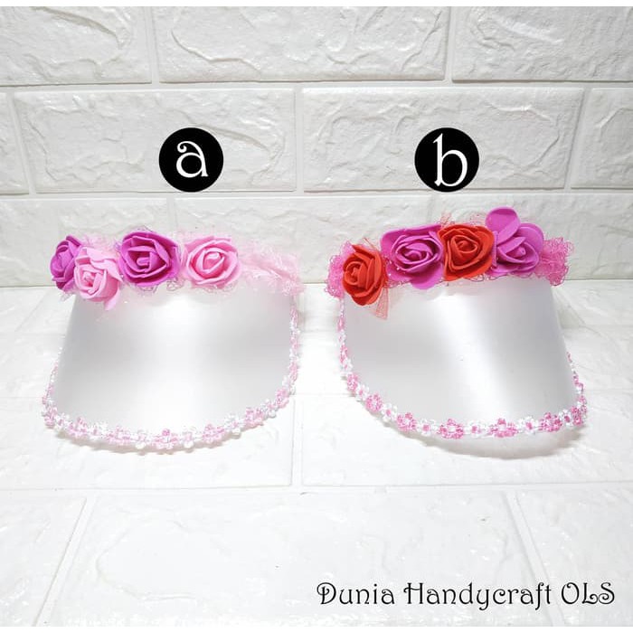 Topi Pantai Anak Floral Flower Topi Cantik Anak