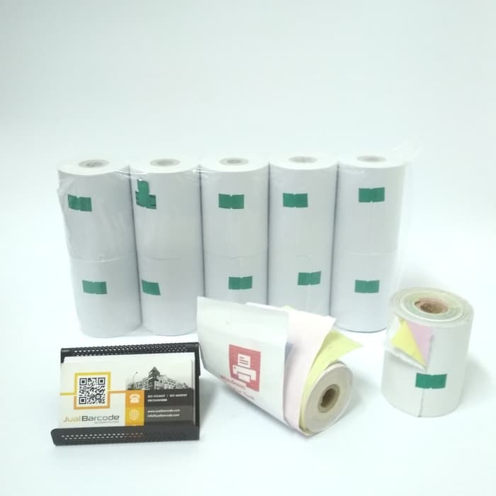 

KERTAS STRUK HVS 3PLY 75x60 UNTUK PRINTER KASIR DOT MATRIX 75x60mm