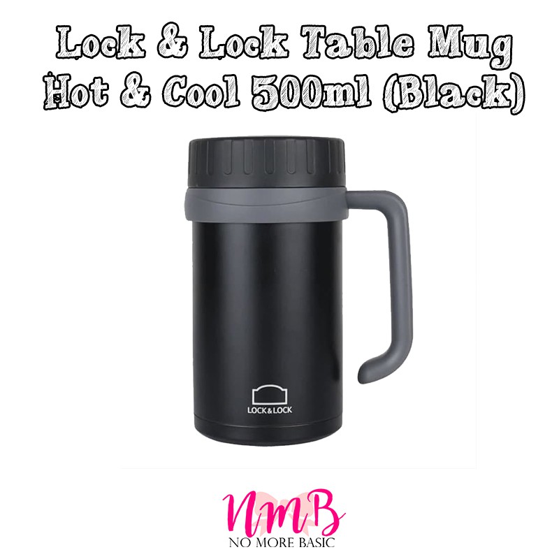 Lock &amp; Lock Hot &amp; Cool Table Mug 500ml - New Basic Outdoor Mug Cup - Gelas Thermos Panas