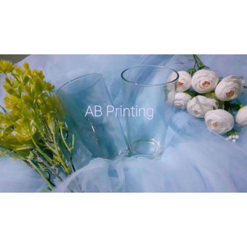 (TANPA PO) Gelas Kaca UT212 Tinggi 13 cm(AB)