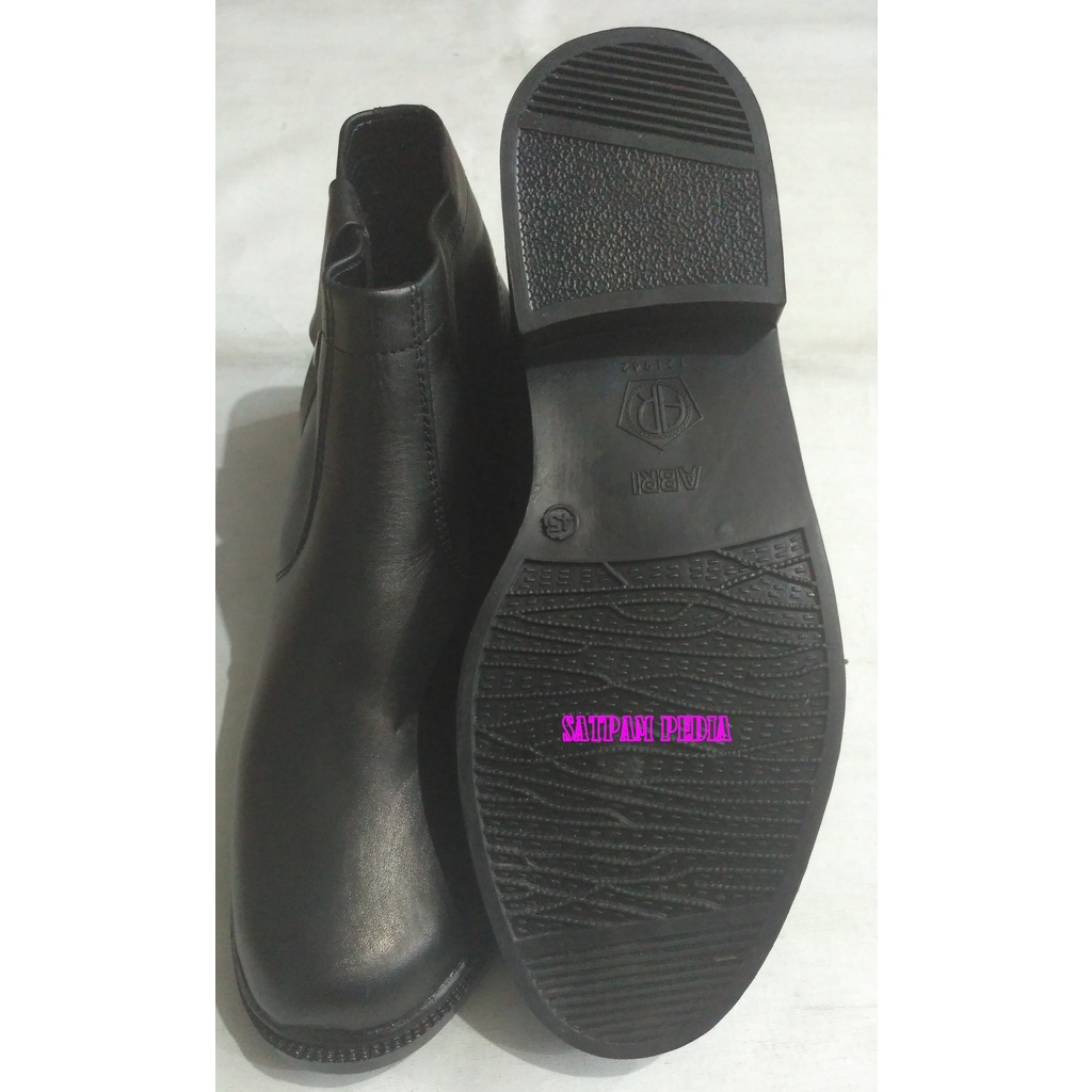 Sepatu PDH Ritsleting Matte - Sepatu Kulit Ritsleting Matte