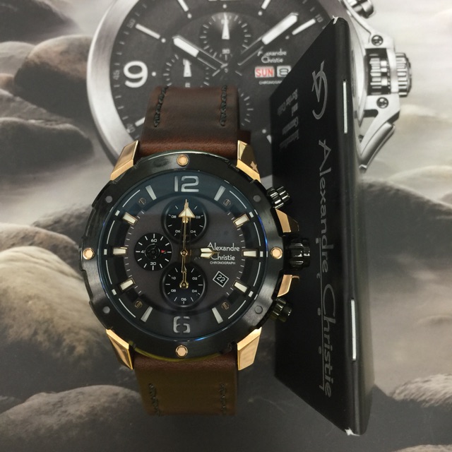 Alexander cristie tali kulit variasi warna pria 6410 MC original 100%