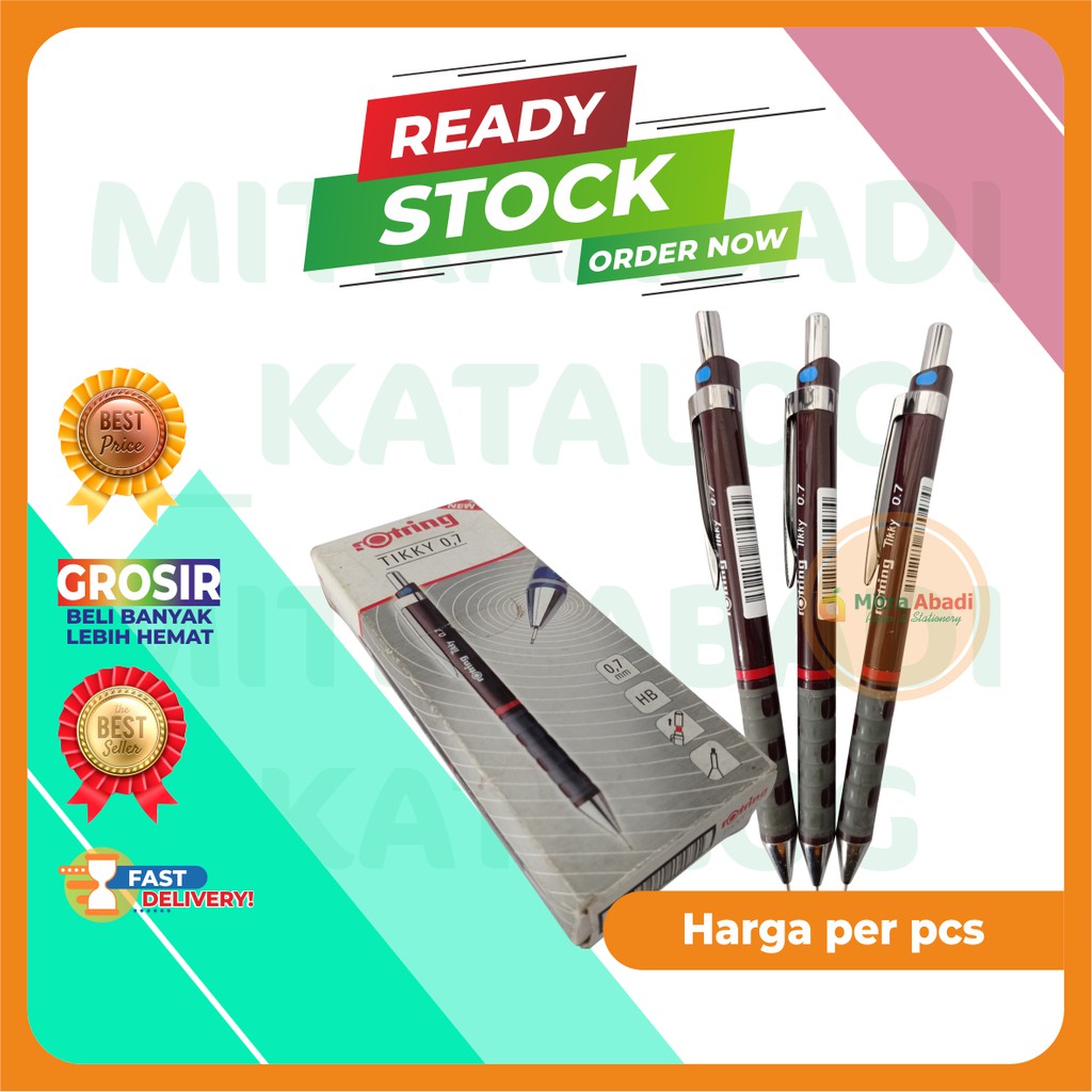 

ROTRING PENSIL MEKANIK TIKKY HB 0.7mm