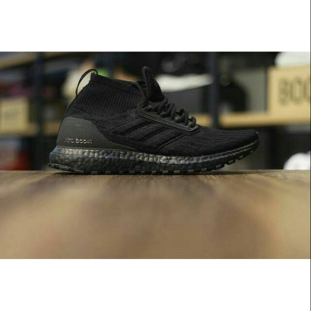 Adidas Ultraboost Mid ATR All Terrain Triple Black 100% Original UA