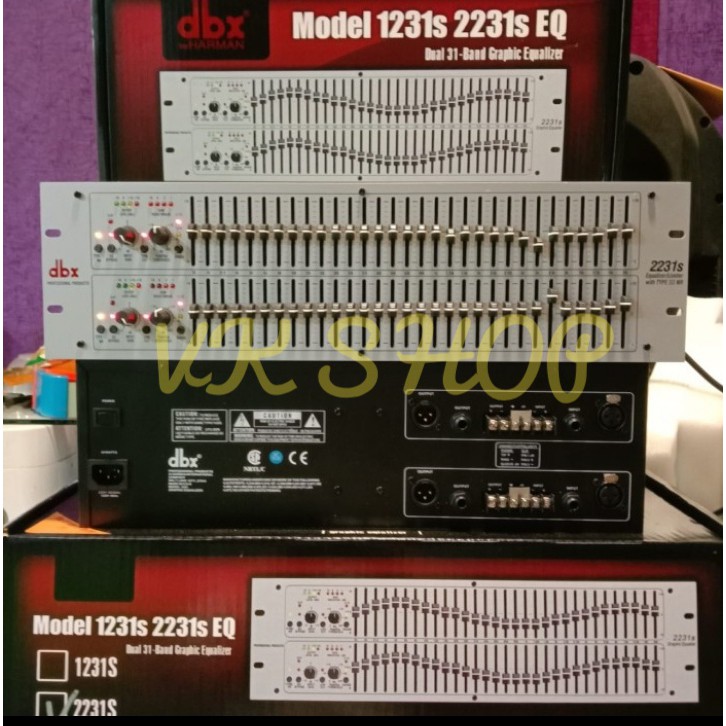 EQUALIZER DBX 2231S / 2231 S (2 x 31 channel)