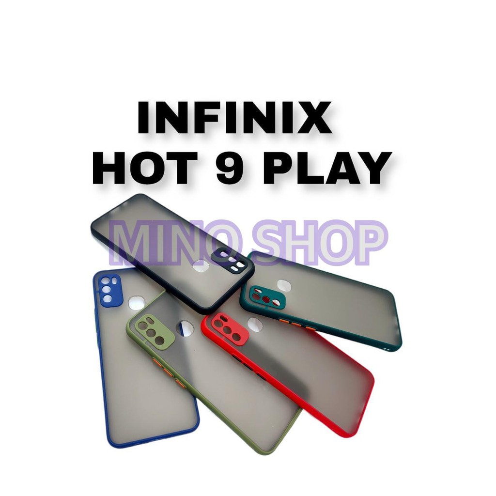 SOFTCASE INFINIX HOT 9 PLAY - HARDCASE DOVE MYCHOICE PLUS PELINDUNG KAMERA - AERO CASE