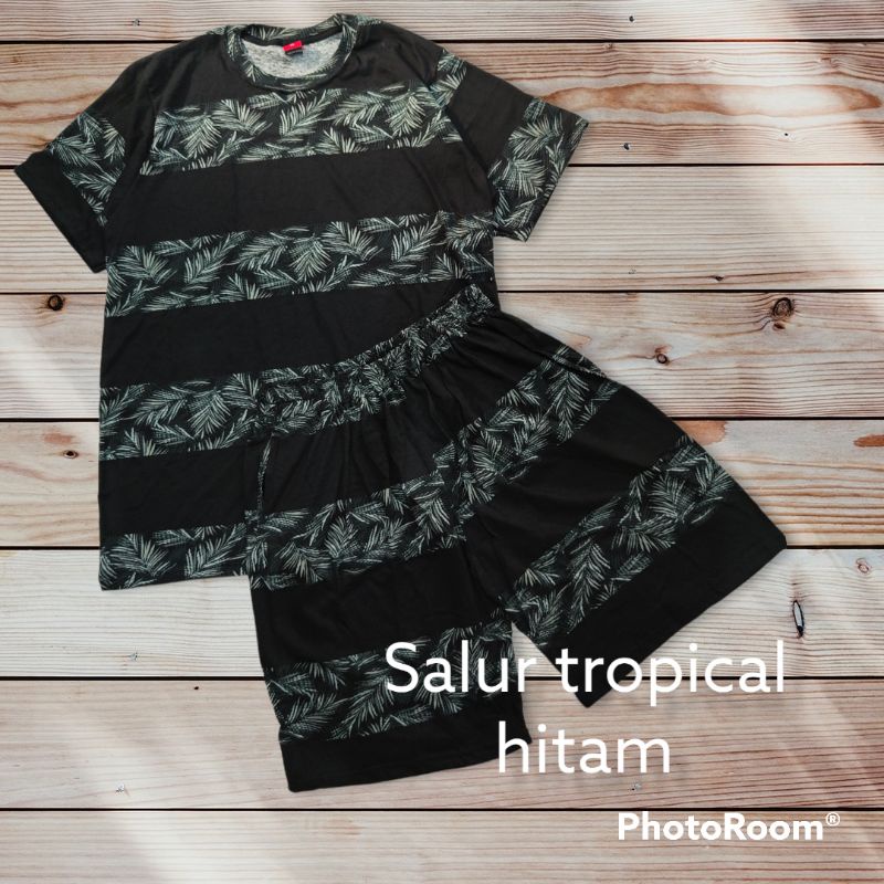 set celana pendek tropical size S-5XL