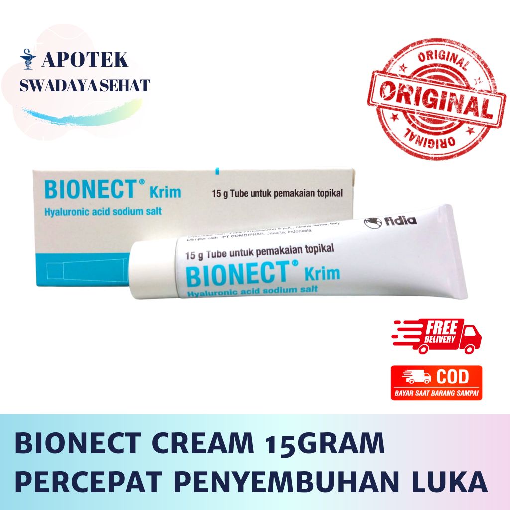 BIONECT CREAM 15Gram - Salep Mempercepat Penyembuhan Luka