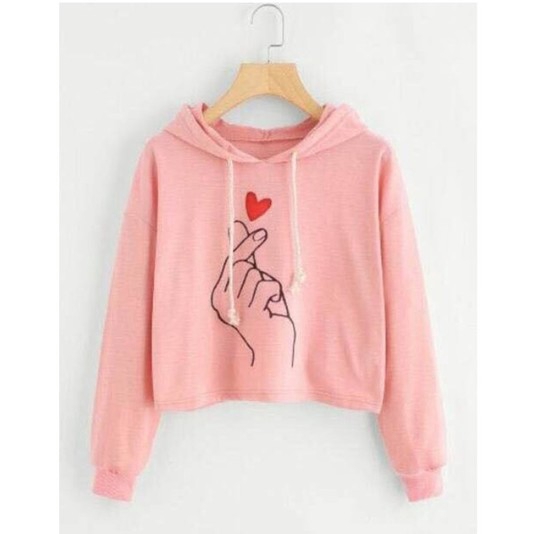 [Hodie Saranghae BC]Hoodie wanita babytery salem/putih