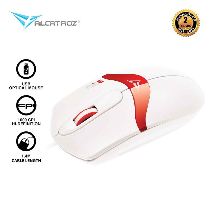 Alcatroz Mouse Wired Asic 6 - Garansi 2 Tahun