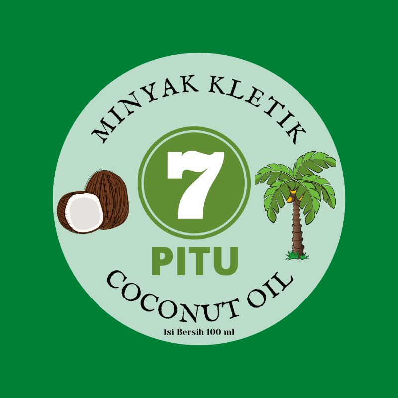 

Minyak kletik/minyak klentik. Minyak kelapa murni