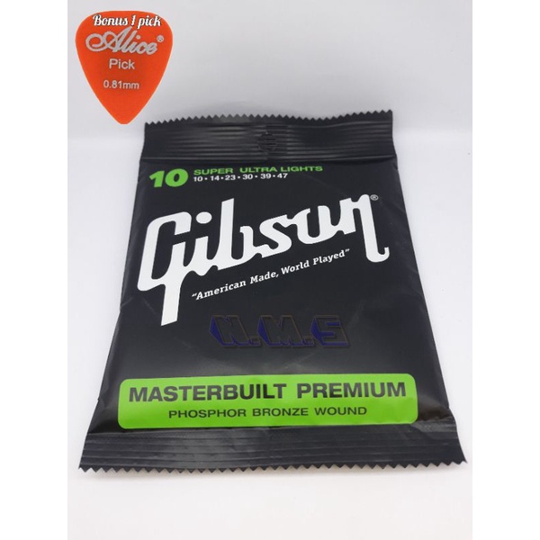 Gibson Senar Gitar 0.10 Super Ultra Lights Murah