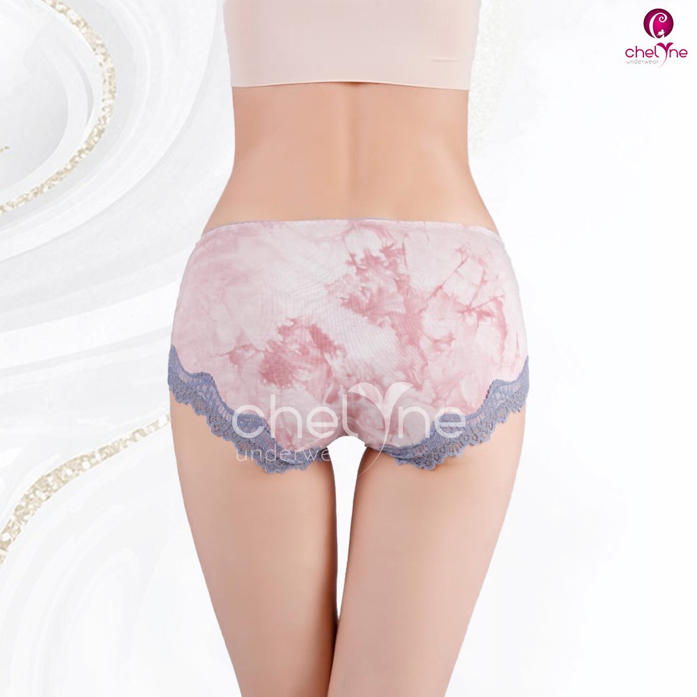 CD Wanita Chelyne Q342 Bahan Kaos Katun Spandex Marmer - Renda Paha