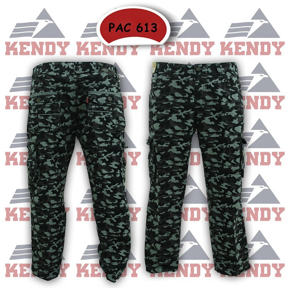 Celana Panjang Cargo Pria Katun Army Merk Kendy PAC 613