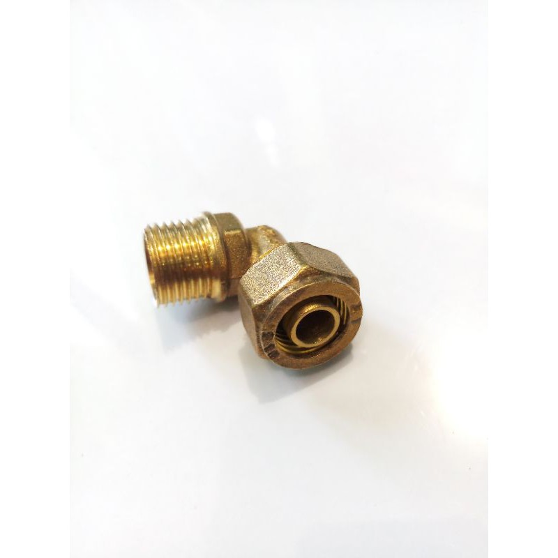 KNEE DRAT LUAR 1/2&quot; KUNINGAN / KENIE UNTUK MENYAMBUNG AIR PANAS