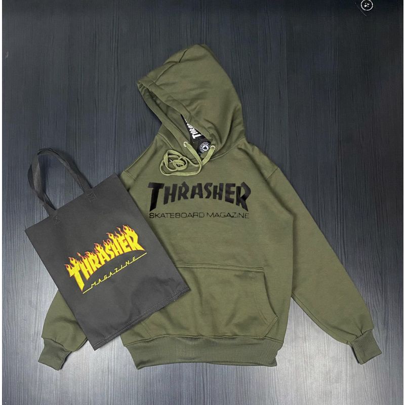 HOODIE THRASHER HIGH QUALITY CASUAL HYPE FASHION PRIA