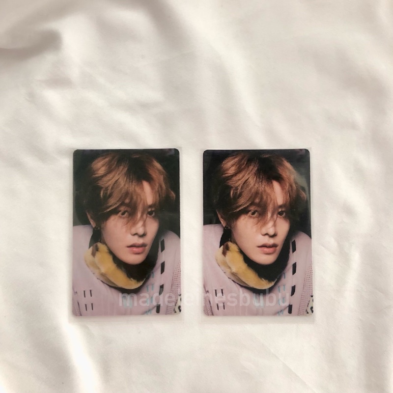 YUTA NCT 127 FAVORITE STICKER GLOSSY MATTE PHOTOCARD