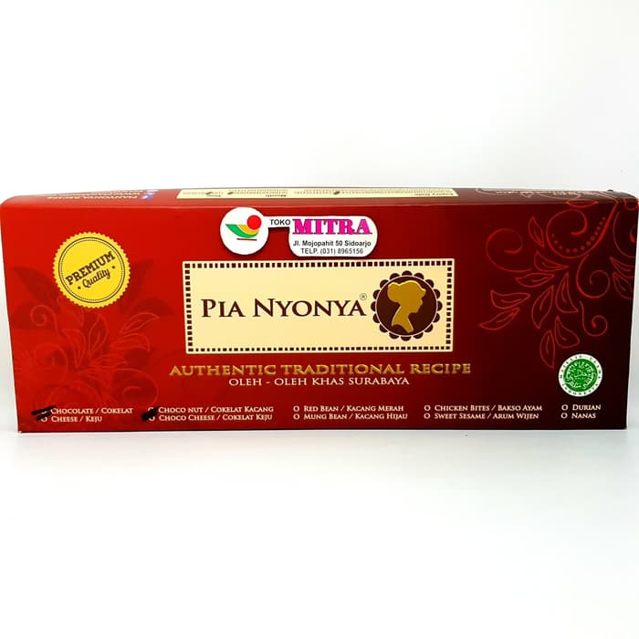 

PIA NYONYA CHOCO & CHEESE 800gr ISI 10pcs | BAKPIA CRISPY HALAL MUI