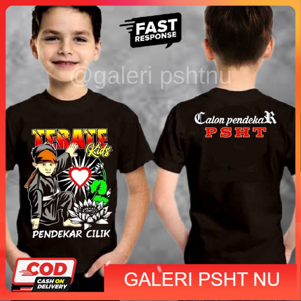 KAOS TERATE ANAK - KAOS TERATE KIDS - KAOS PSHT ANAK LAKI LAKI - KAOS PSHT ANAK KECIL- KAOS SH UNTUK