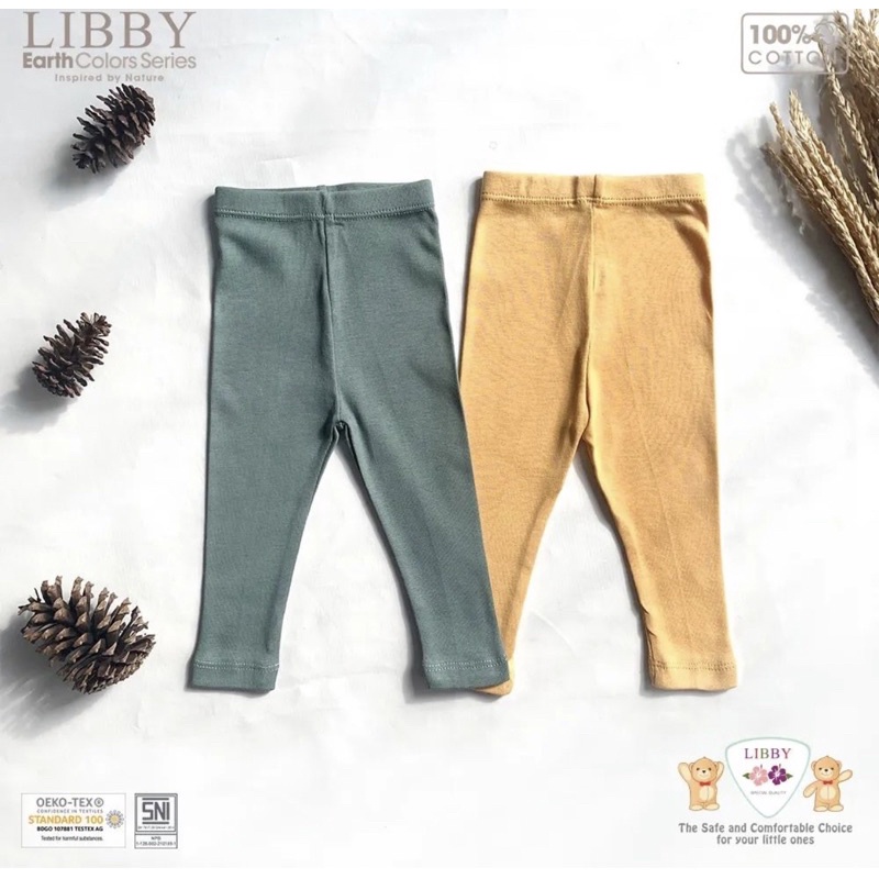 Libby legging Rib earth Colour Legging Anak 0-6th