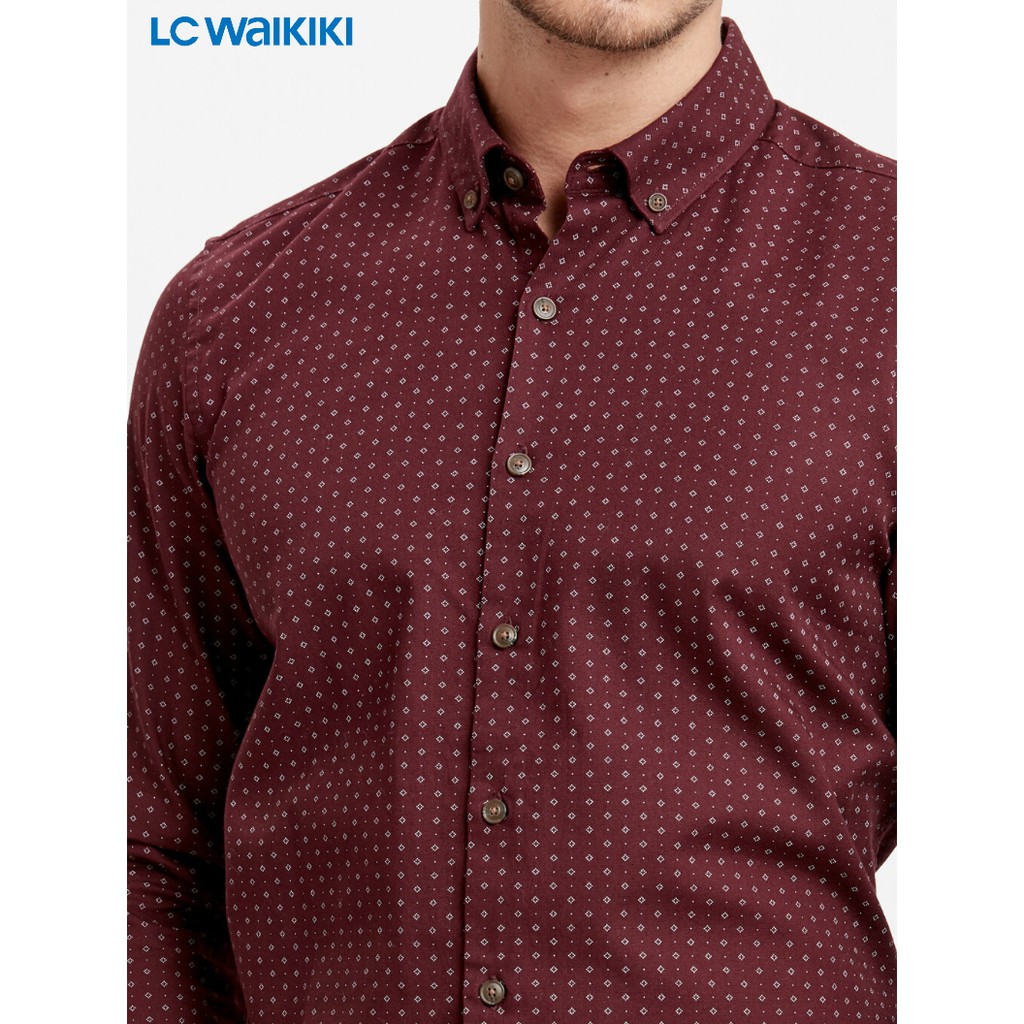 LC WAIKIKI Kemeja Pattern Oxford Pria