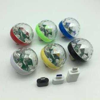 Lampu Led Rgb Disko Dj Crystal Disco Magic Ball Dugem