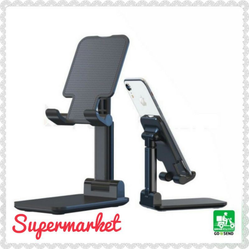 Holder Phone Stand Universal Folding Dekstop - Dudukan HP - Tablet