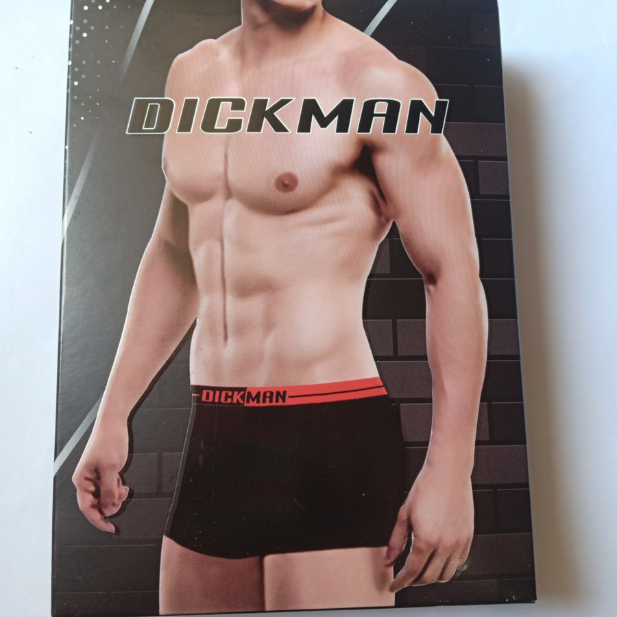 Celana Dalam Pria Dewasa Boxer DICKMAN Warna Random, M L XL isi 3 pcs